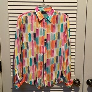 Apny Women’s Multicolor Brushstroke Shirt